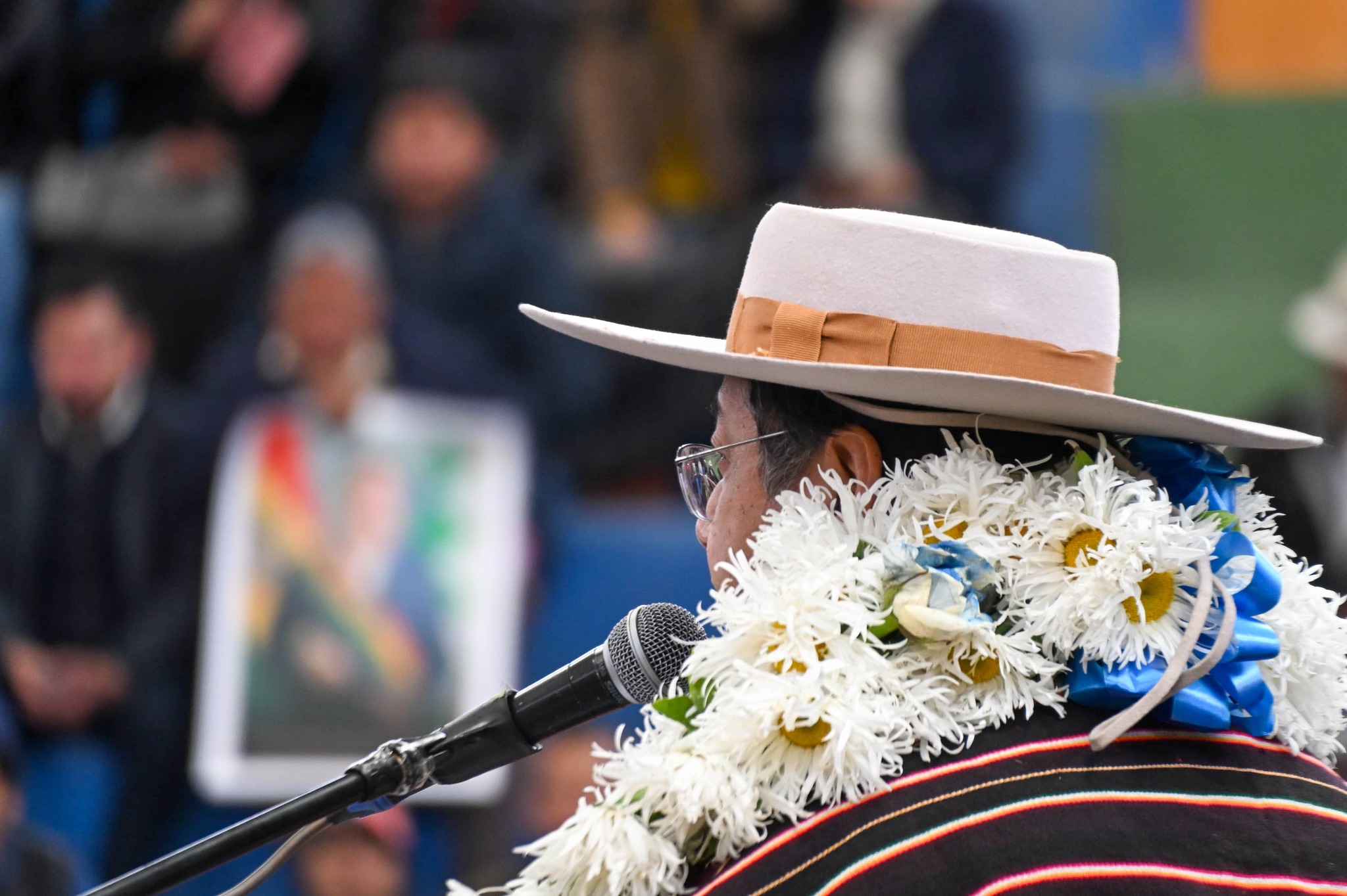 Luis Arce: “Intentan meter a la cabeza de los bolivianos que la canasta familiar sube”