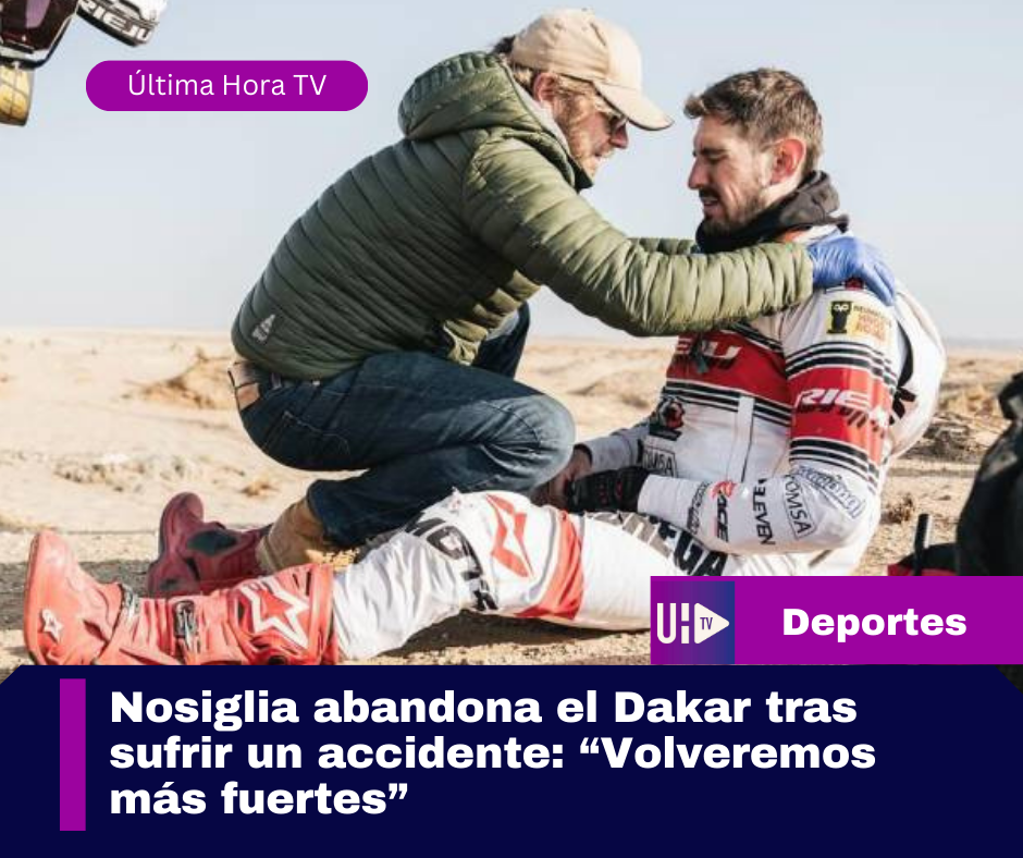 Nosiglia abandona el Dakar tras sufrir un accidente: “Volveremos más fuertes”